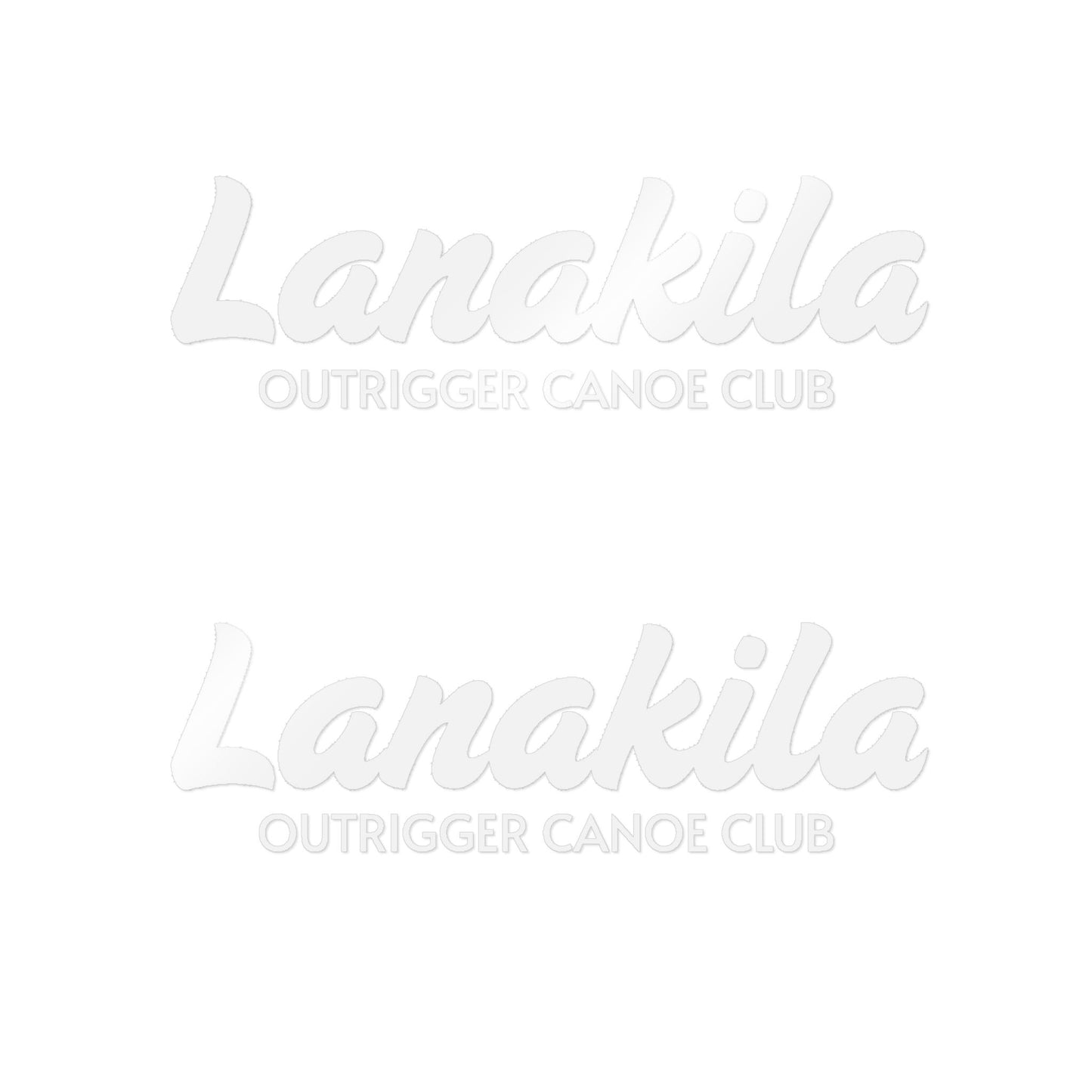 Bestest X Lanakila Die-Cut Stickers - Lanakila White