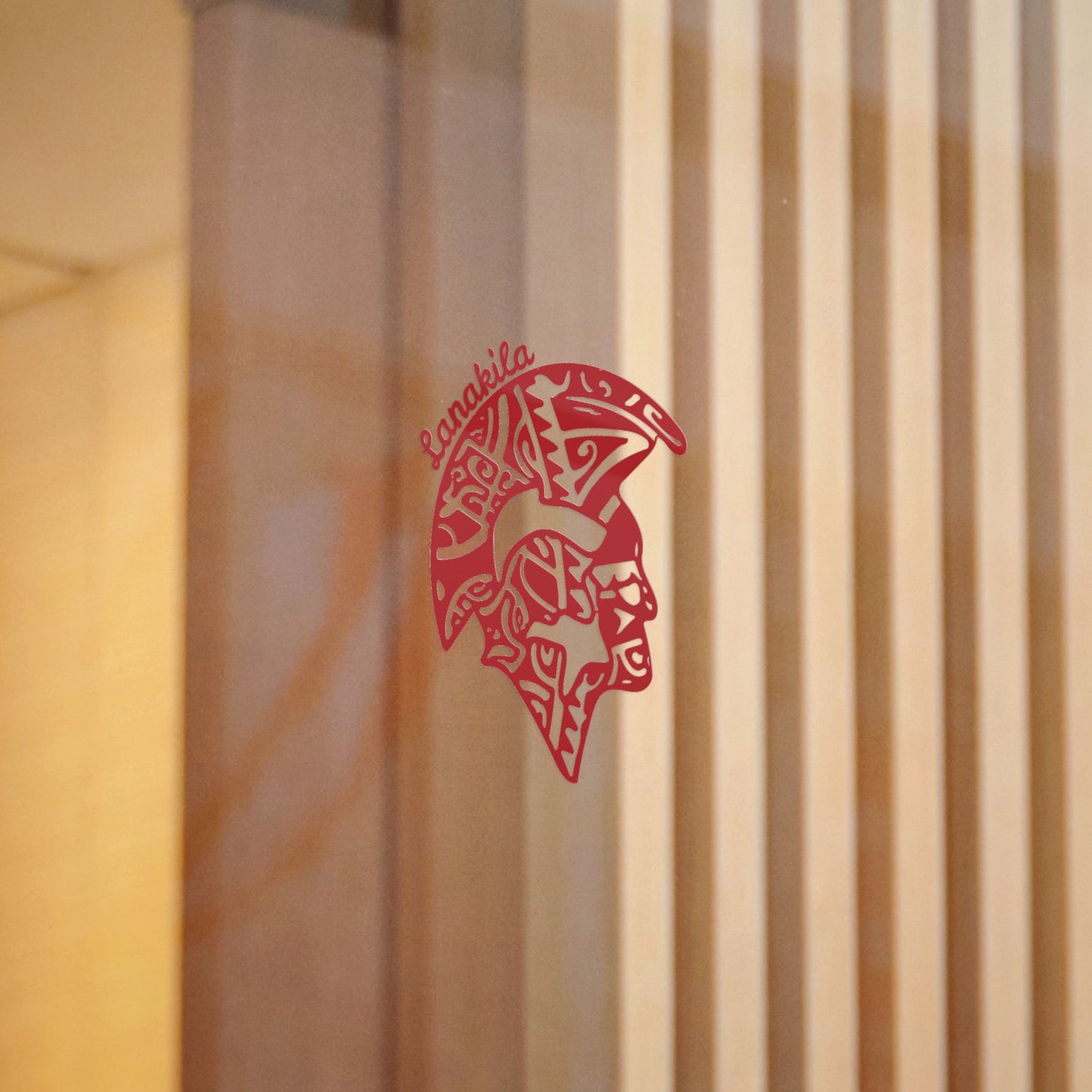 Bestest X Lanakila Die-Cut Stickers – Spartan Red