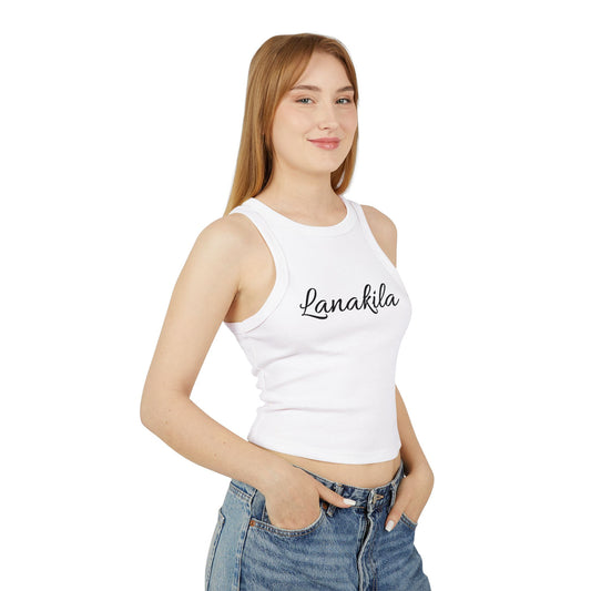 Bestest X Lanakila Women's Micro Rib Racer Tank Top