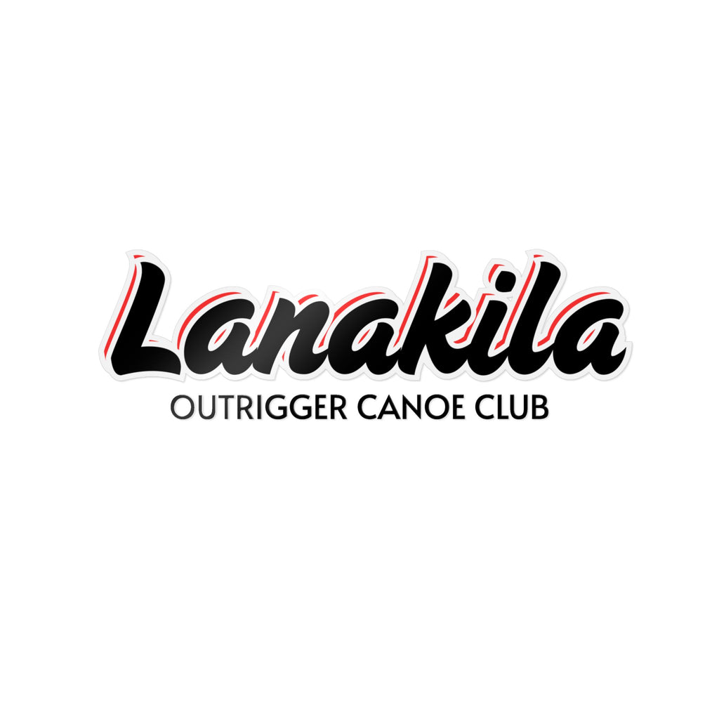 Bestest X Lanakila [Die-Cut Stickers] - Lanakila Blk/Red/Wht