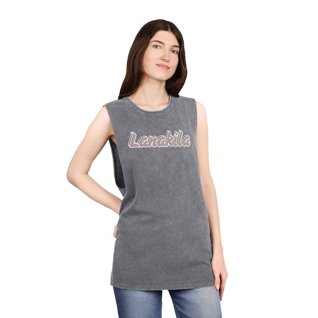 Bestest X Lanakila [Tank] Muscle Tee Acid Wash