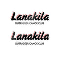 Bestest X Lanakila [Die-Cut Stickers] - Lanakila Blk/Red/Wht