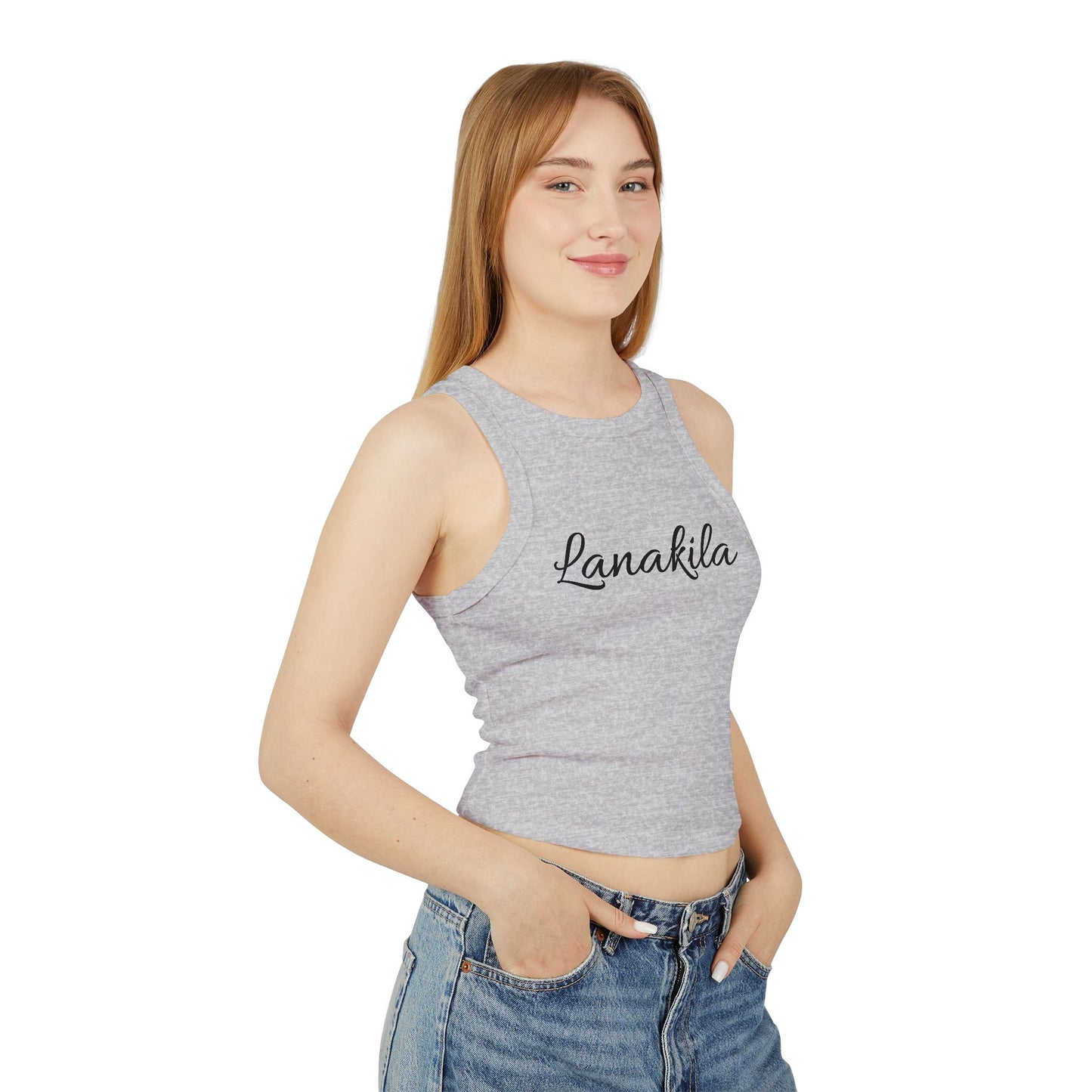 Bestest X Lanakila Women's Micro Rib Racer Tank Top