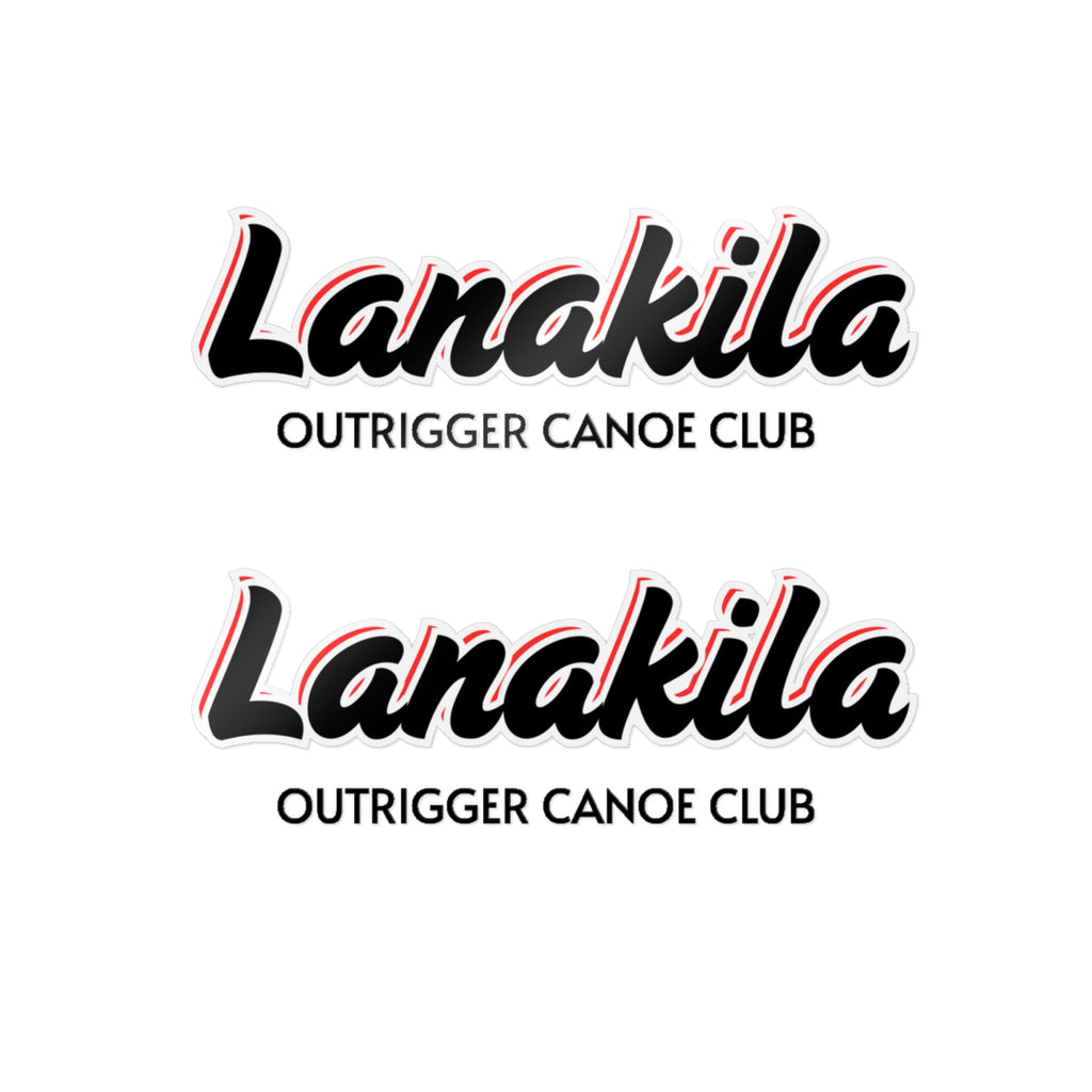 Bestest X Lanakila [Die-Cut Stickers] - Lanakila Blk/Red/Wht