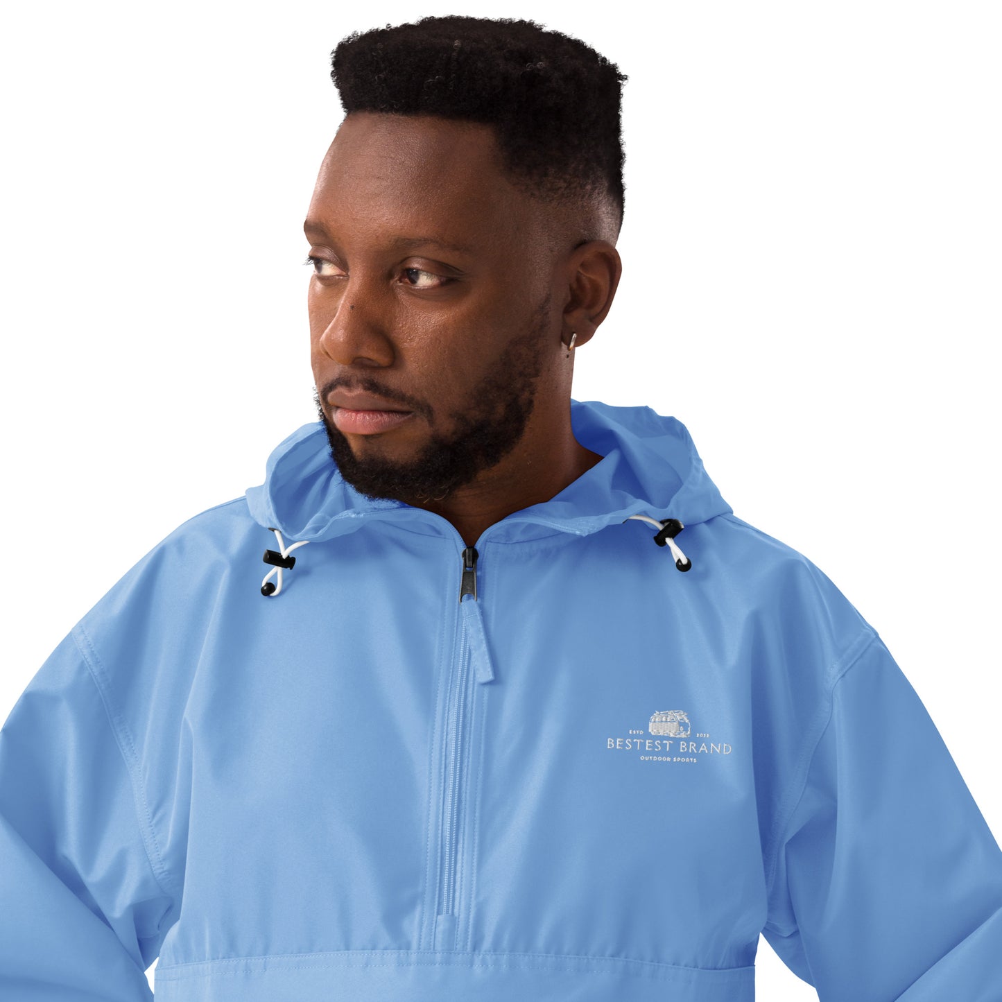 Bestest X Affirmations Embroidered Champion Packable Jacket