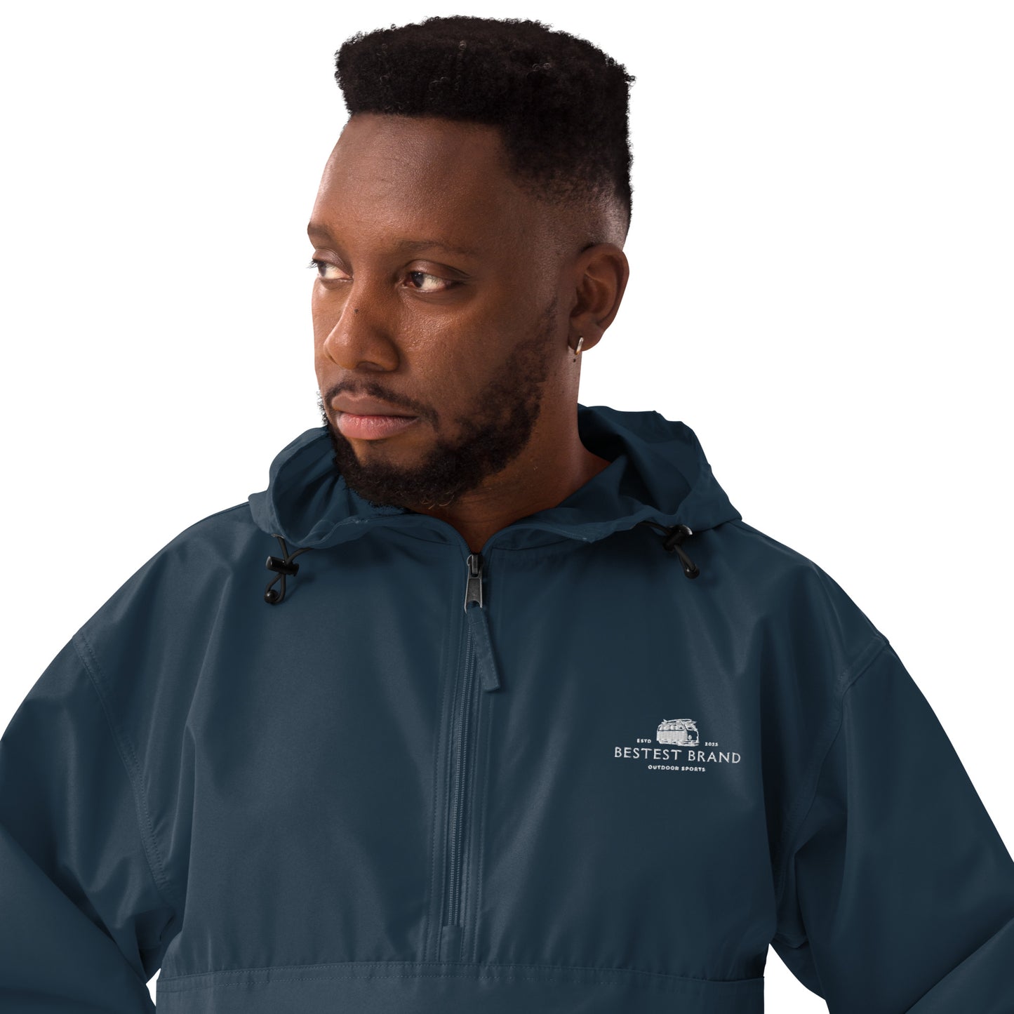 Bestest X Affirmations Embroidered Champion Packable Jacket