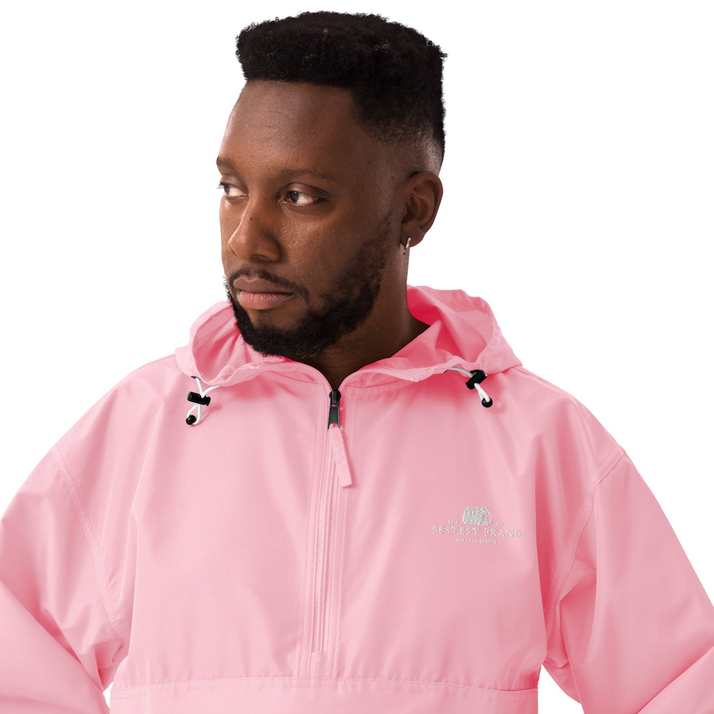 Bestest X Affirmations Embroidered Champion Packable Jacket