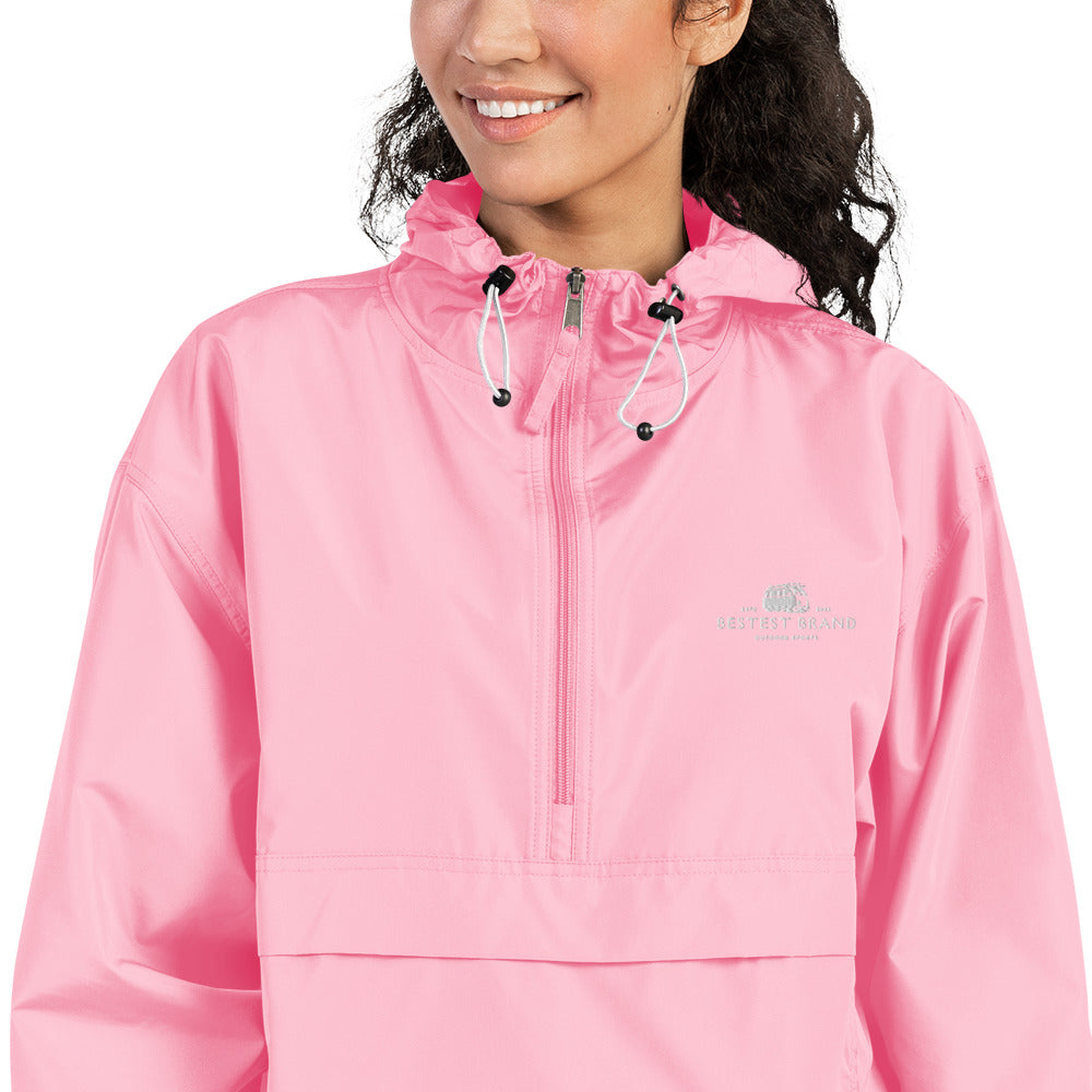 Bestest X Affirmations Embroidered Champion Packable Jacket