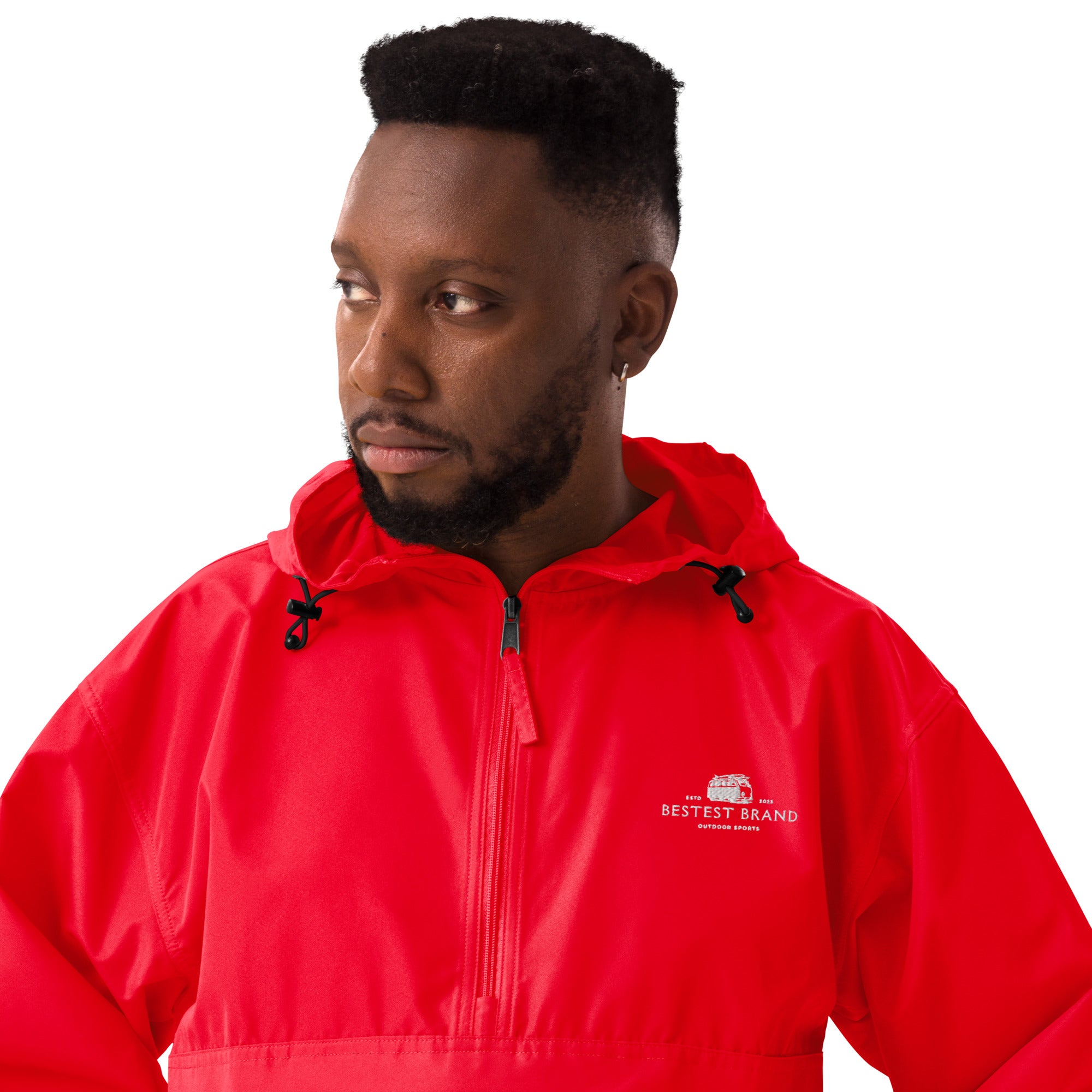 Bestest X Affirmations Embroidered Champion Packable Jacket