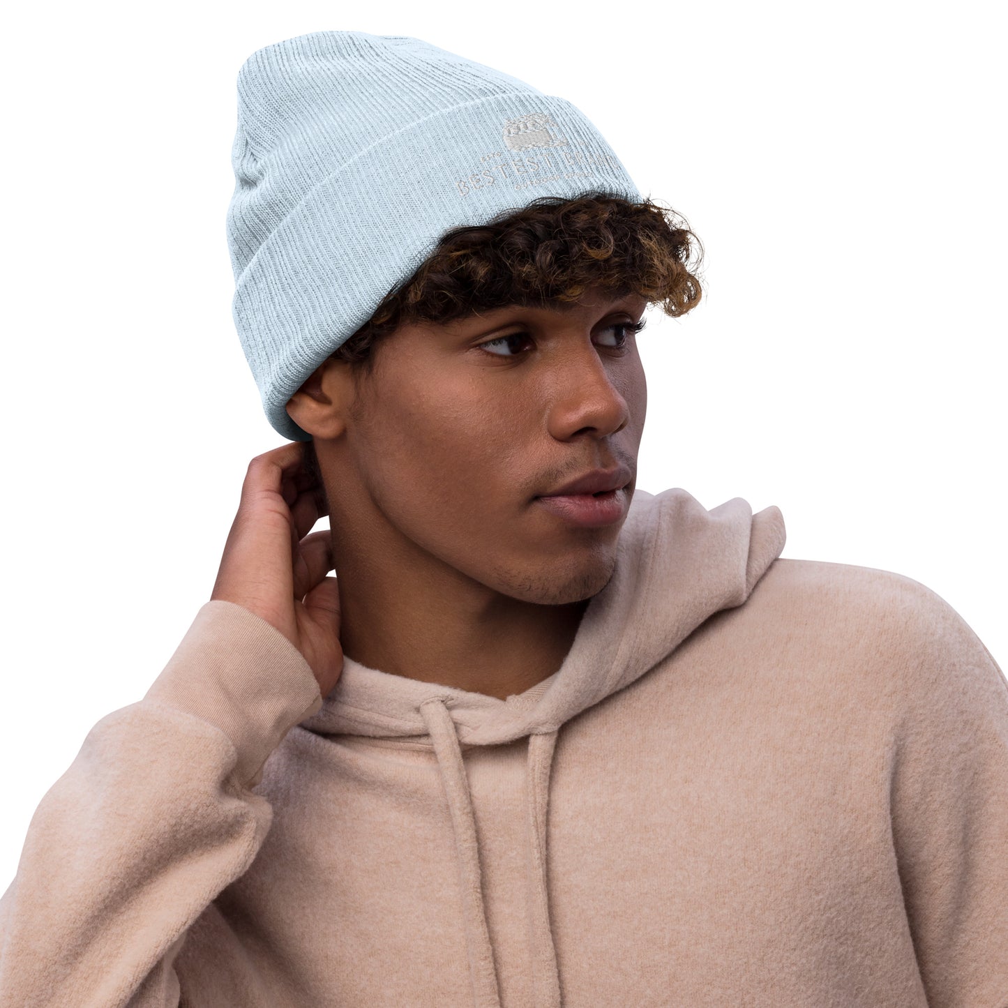 Bestest X Affirmations Ribbed knit beanie