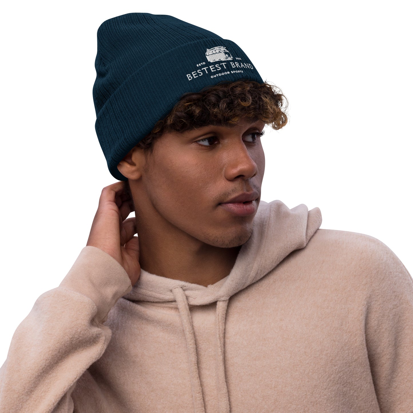 Bestest X Affirmations Ribbed knit beanie