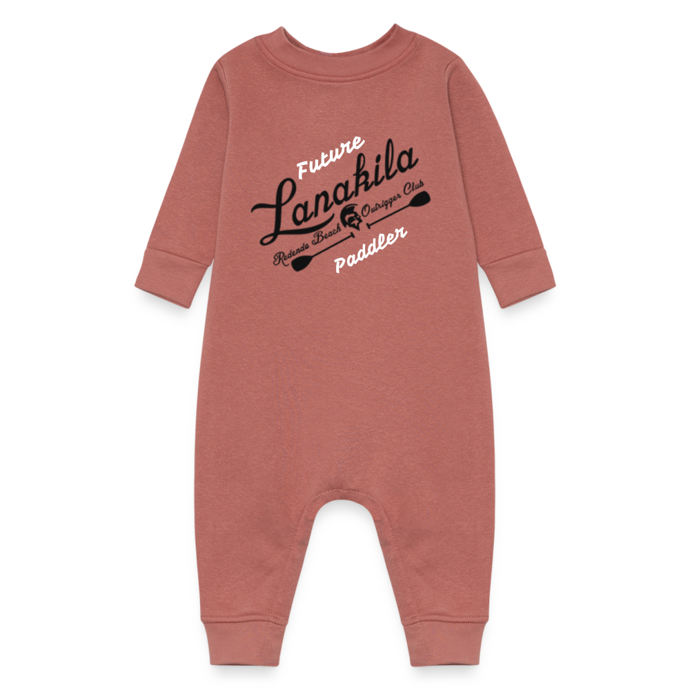 Bestest X Lanakila Baby Fleece One Piece - mauve