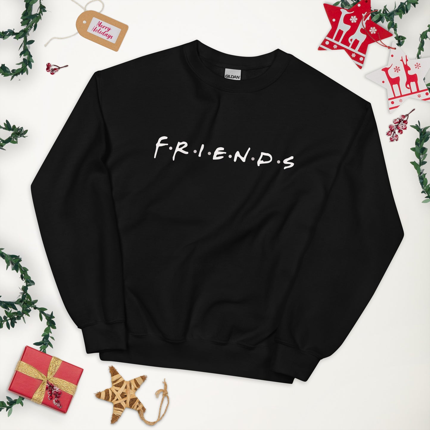 Bestest X Affirmations Friends Unisex Sweatshirt