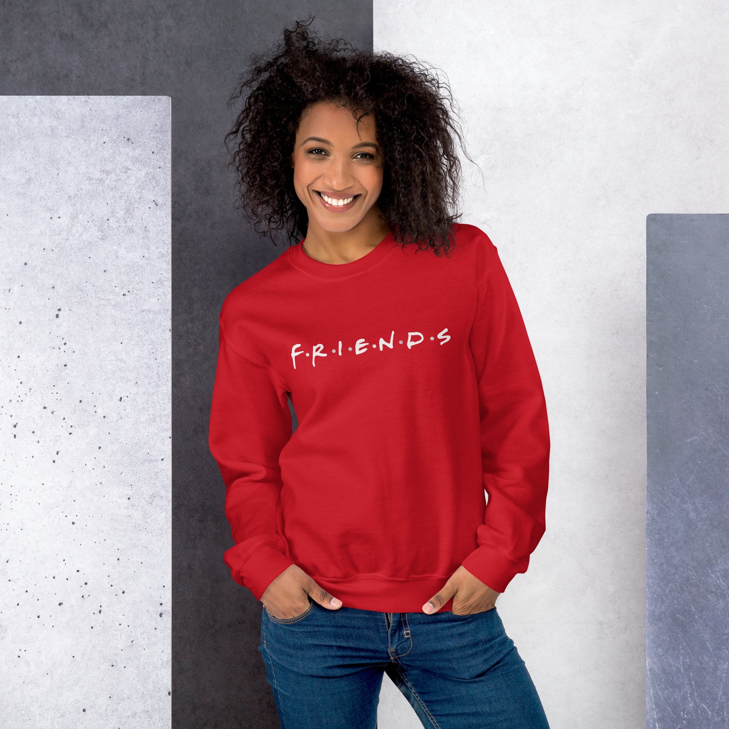 Bestest X Affirmations Friends Unisex Sweatshirt