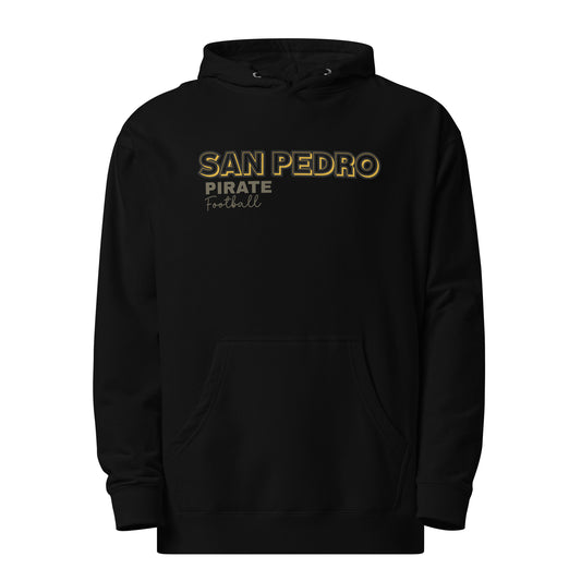 Bestest X Pirate Football Hoodie