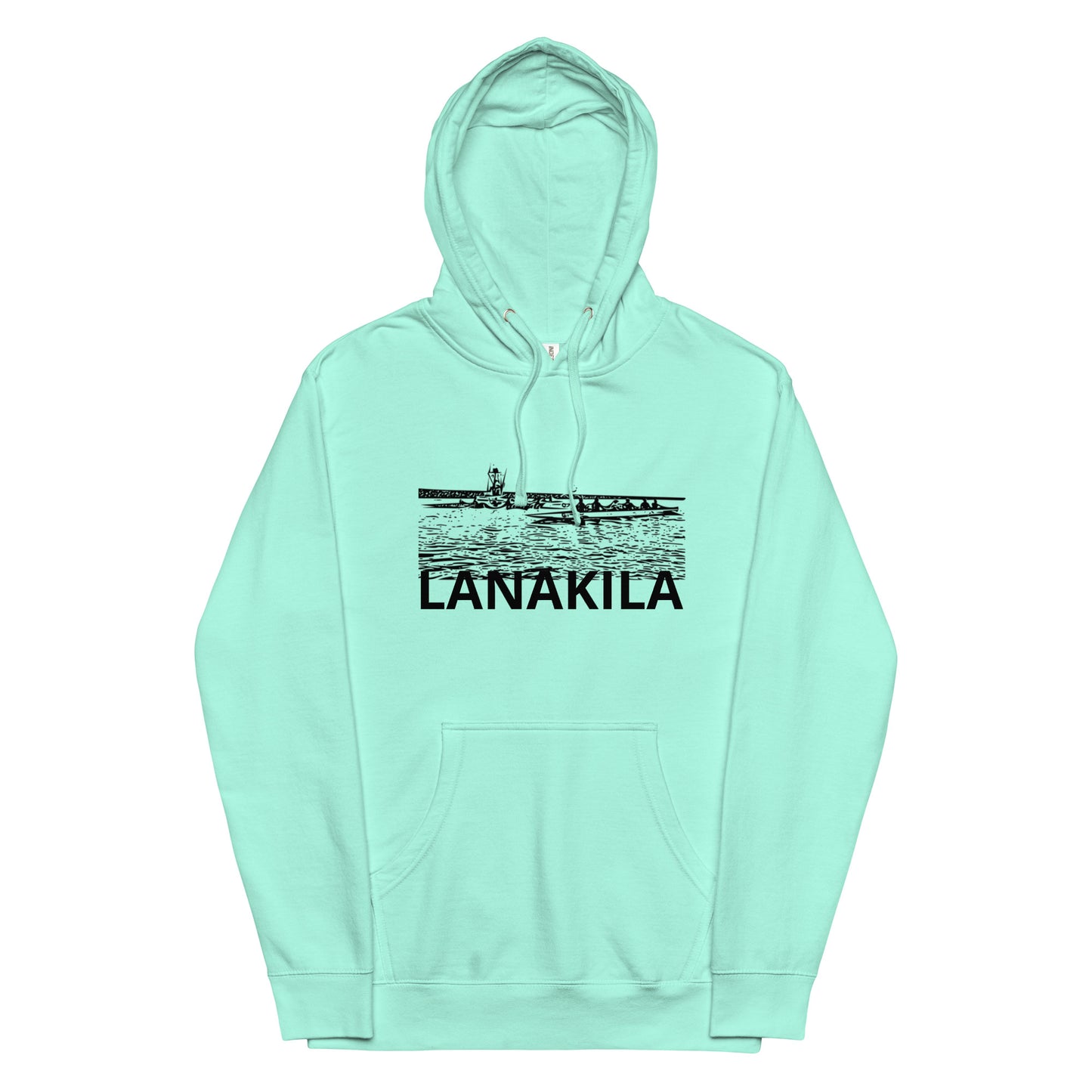 Bestest X Lanakila Unisex midweight pastel hoodie by Independent Trading