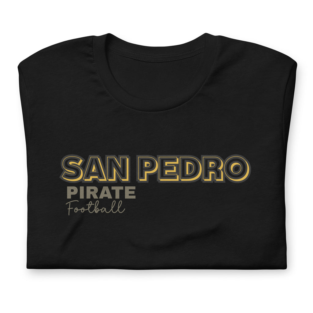 Bestest X Pirate Football Tee