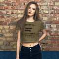 Bestest X Affirmations Human Women’s Crop Tee