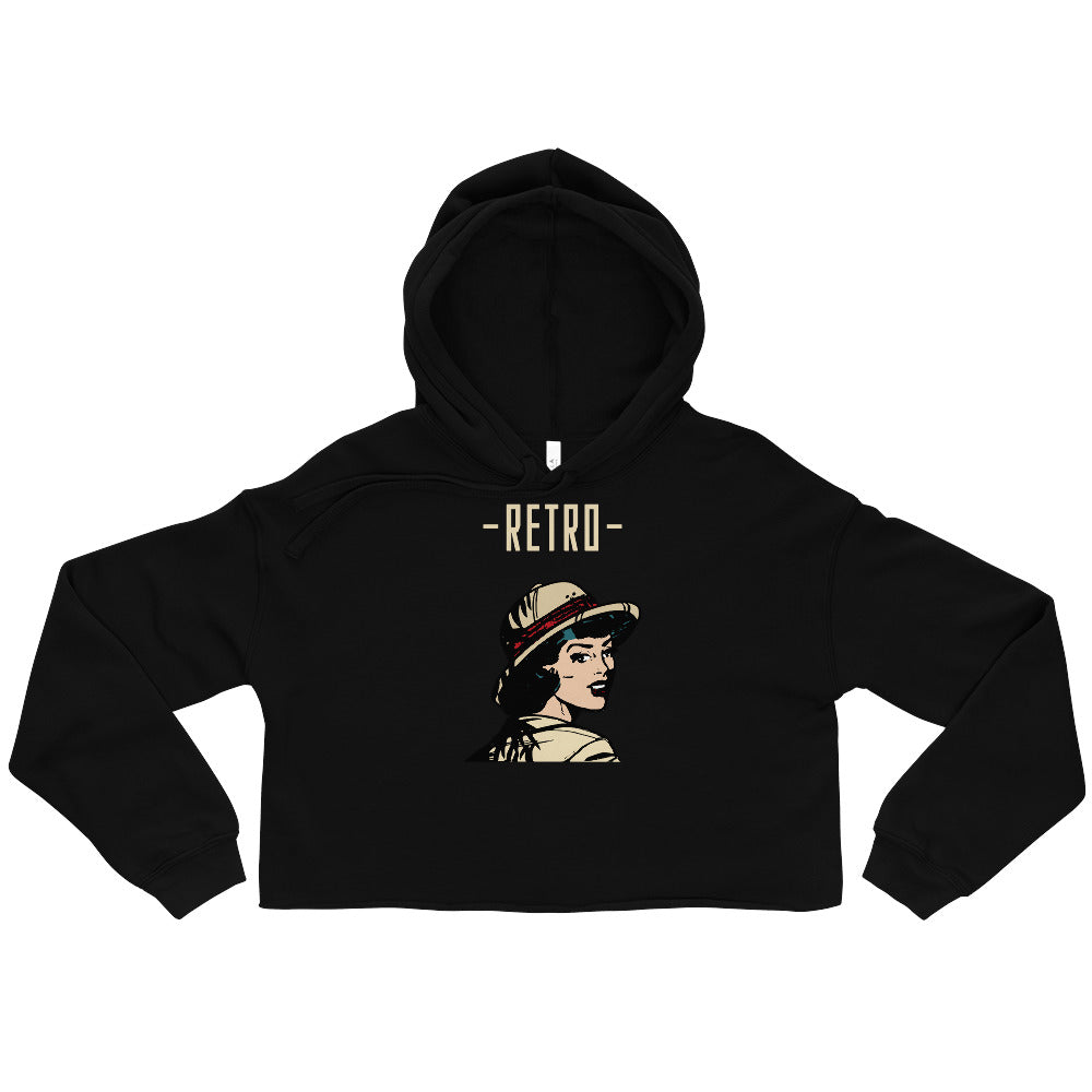 Bestest X Affirmations Retro Crop Hoodie