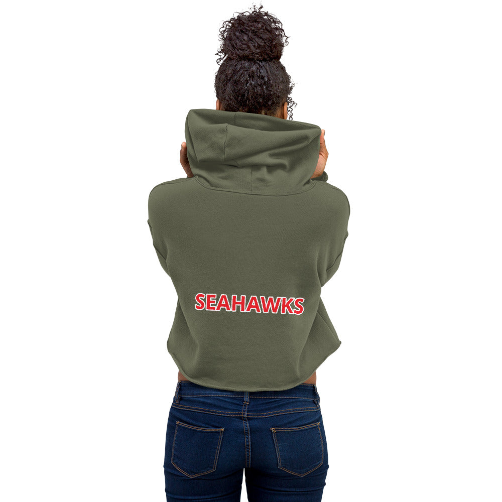 Bestest X Seahawks Crop Hoodie