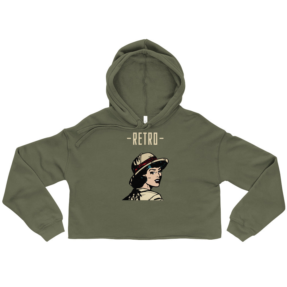 Bestest X Affirmations Retro Crop Hoodie