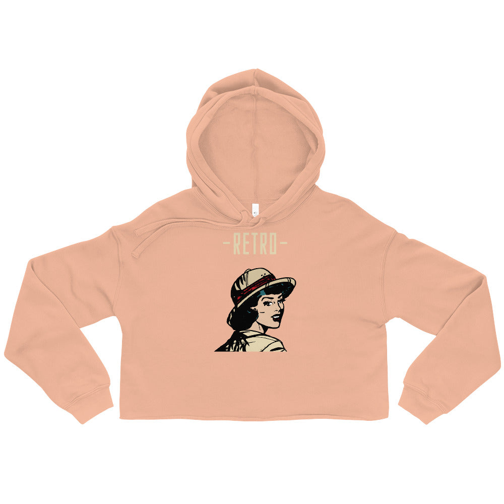 Bestest X Affirmations Retro Crop Hoodie