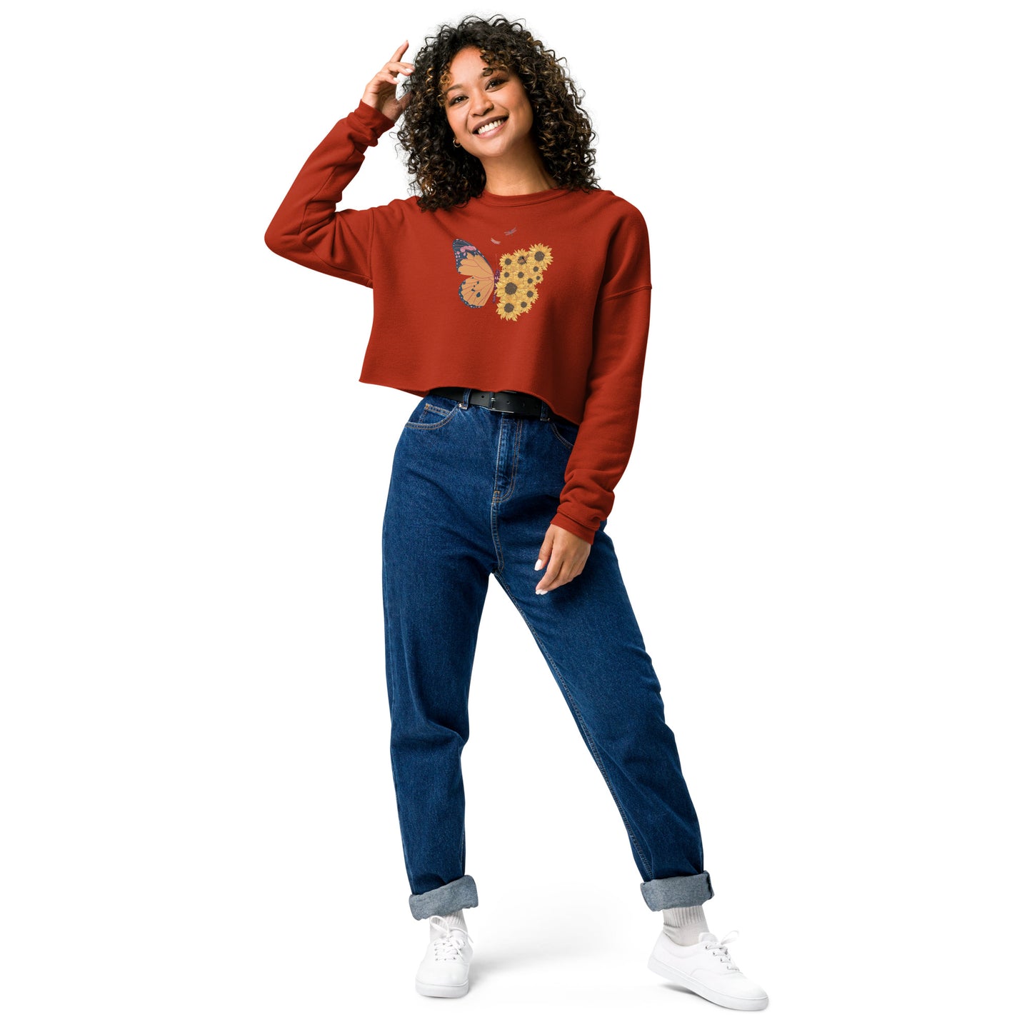 Bestest X Affirmations Crop Sweatshirt