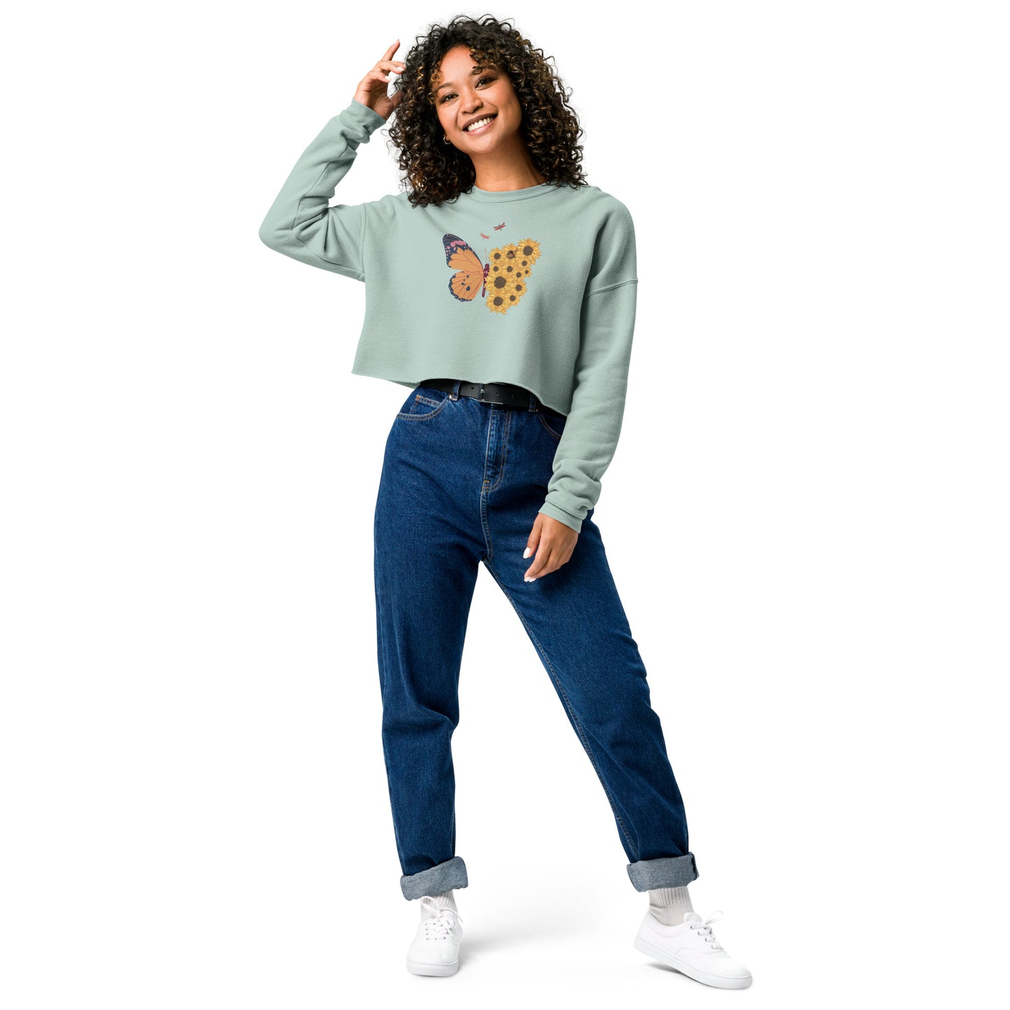 Bestest X Affirmations Crop Sweatshirt