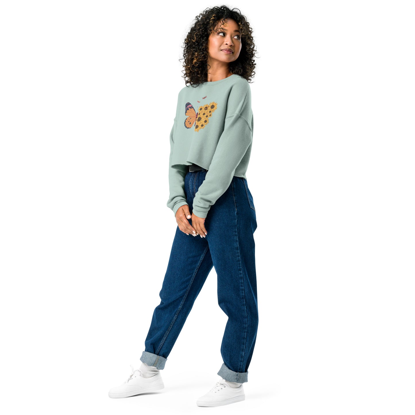 Bestest X Affirmations Crop Sweatshirt