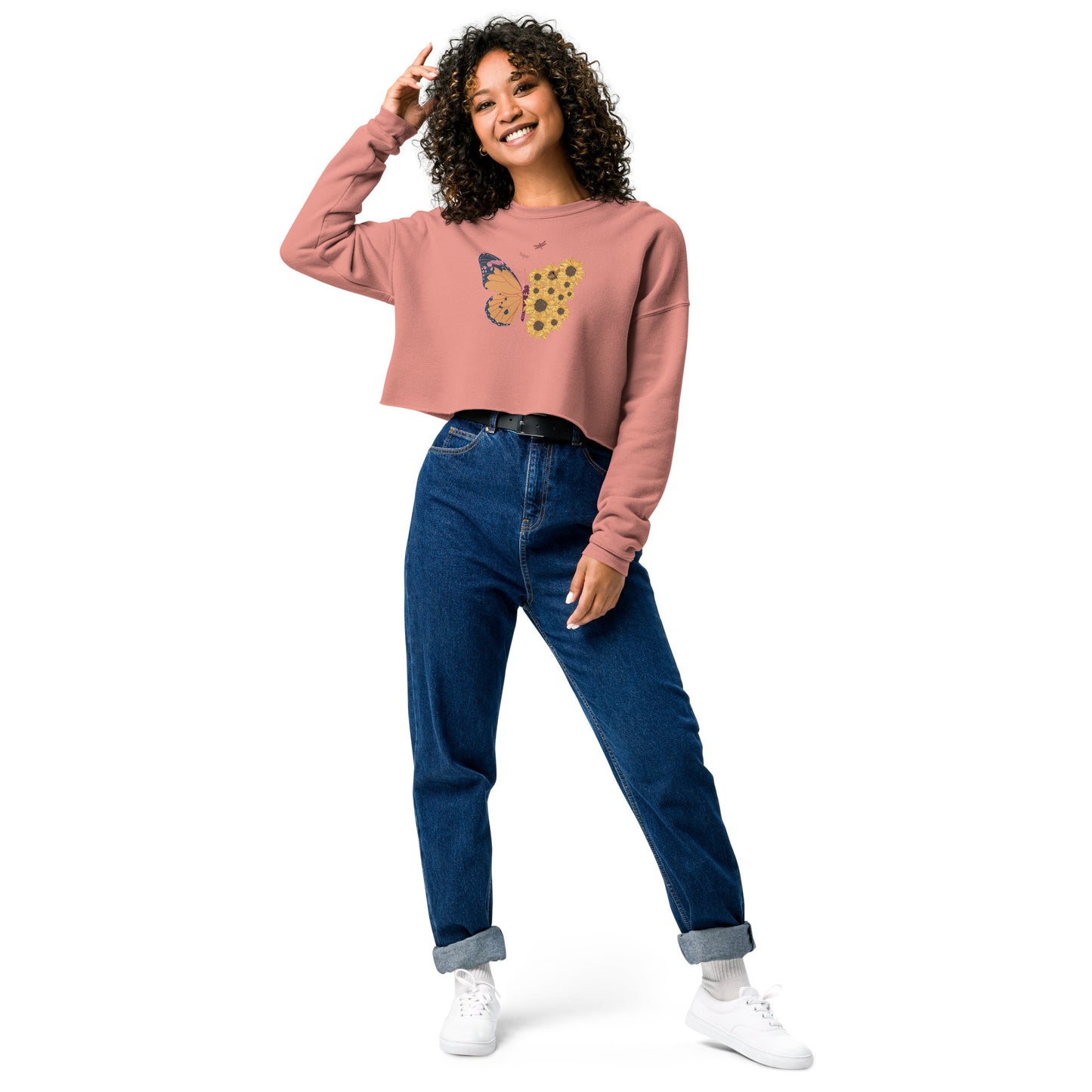 Bestest X Affirmations Crop Sweatshirt