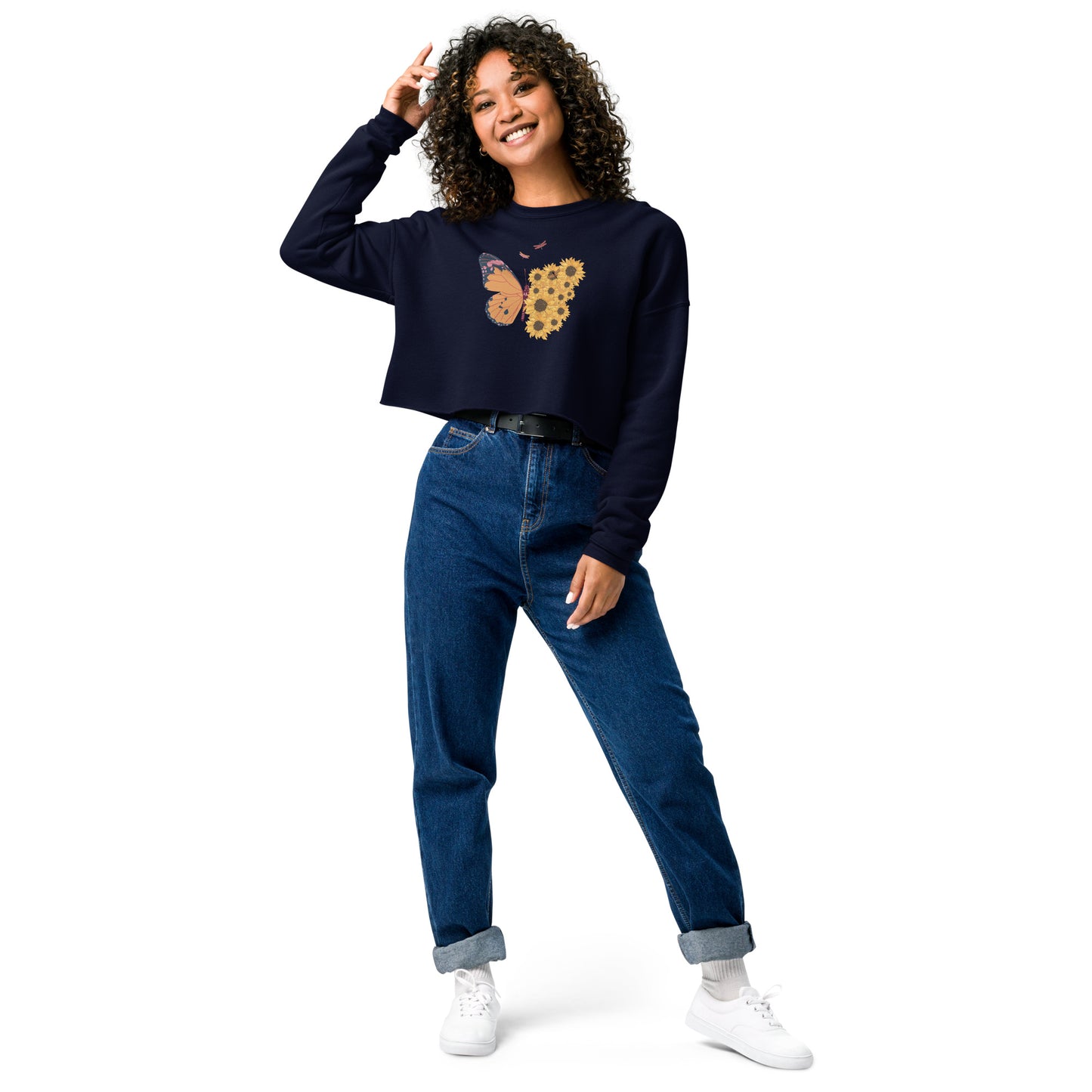 Bestest X Affirmations Crop Sweatshirt