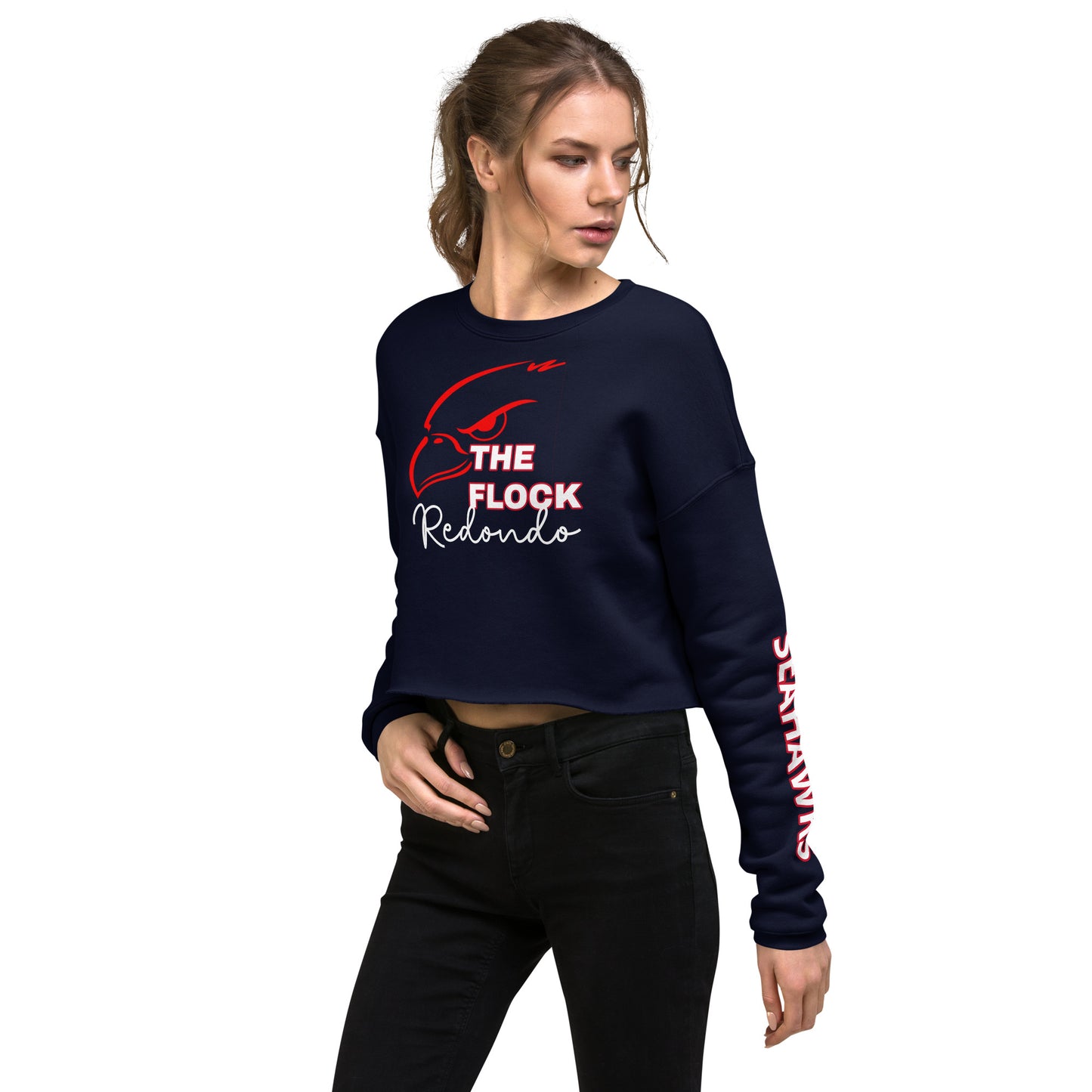 Bestest X Seahawks Crop Sweatshirt